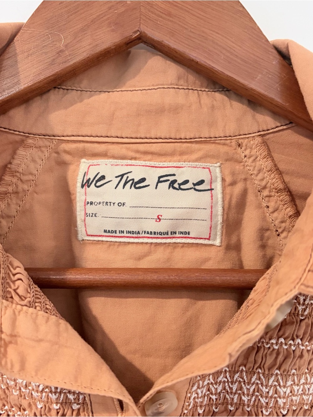 Free People We The Free Cottagecore Puff Sleeve Smocked Top Boho S Festival - Picture 2 of 8